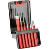 Tool set 6-pc. with centre punch, flat chiselpin punch, drift punch